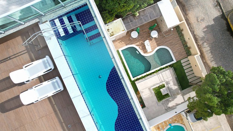 2 Qtos e Piscina no Rooftop | TKTU | Apt. 301