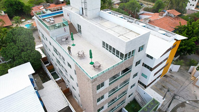 2 Qtos e Piscina no Rooftop | TKTU | Apt. 301