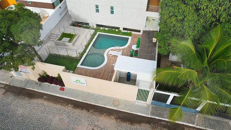 2 Qtos e Piscina no Rooftop | TKTU | Apt. 301