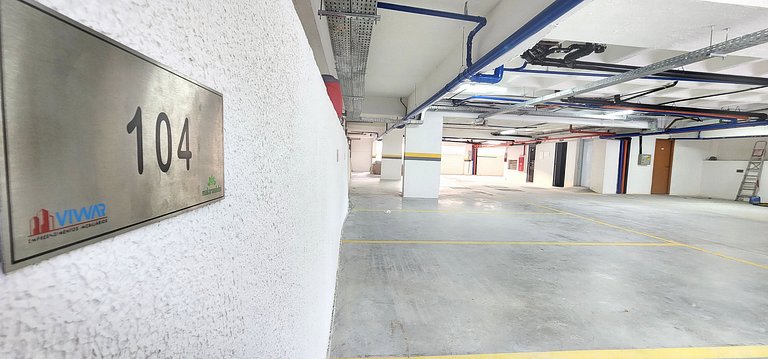 2 Qtos e Piscina no Rooftop | TKTU | Apt. 301
