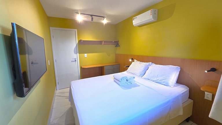 Flat na BeiraMar com Piscina Privativa