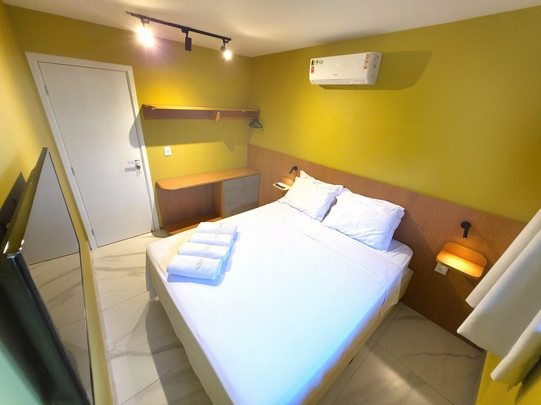 Flat na BeiraMar com Piscina Privativa