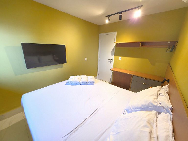 Flat na BeiraMar com Piscina Privativa