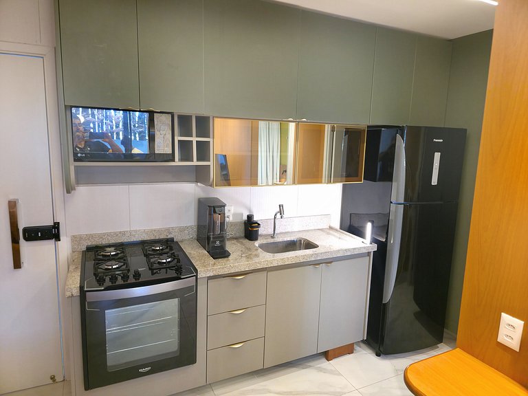 Flat na BeiraMar com Piscina Privativa