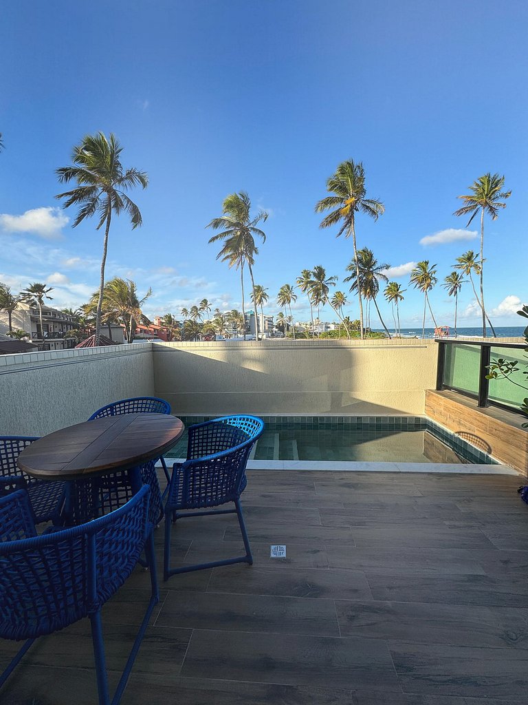 Beira-Mar com Piscina Privativa | TKTU | Apt. 01