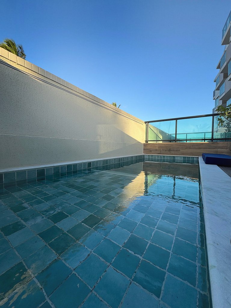 Beira-Mar com Piscina Privativa | TKTU | Apt. 01