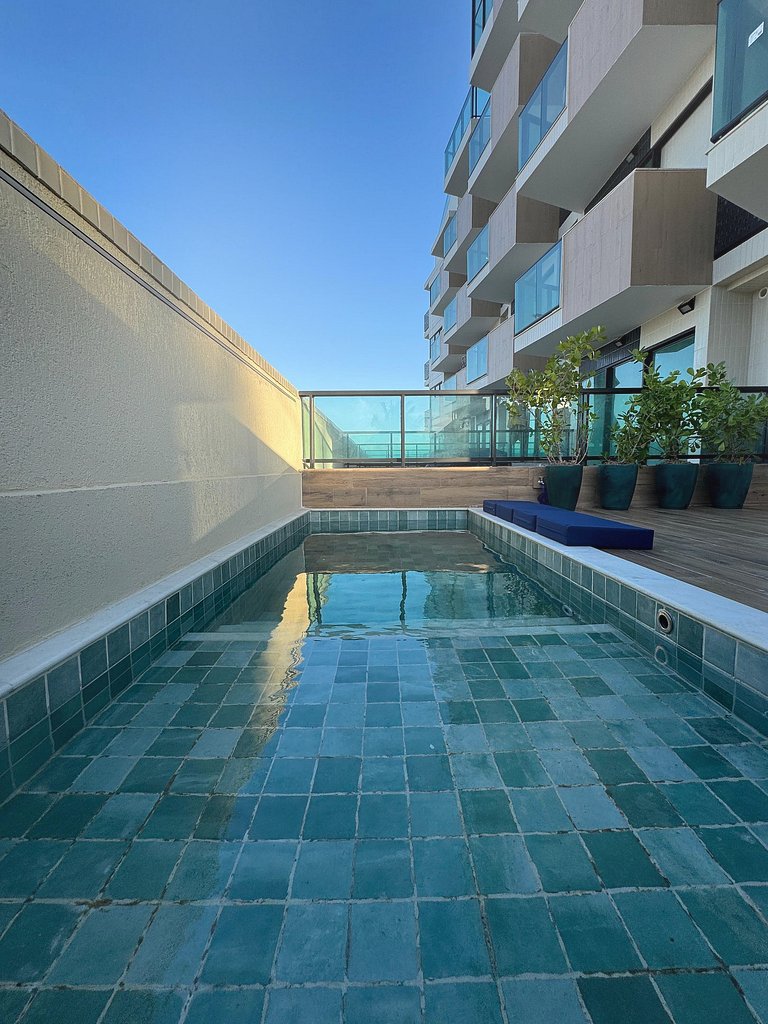 Beira-Mar com Piscina Privativa | TKTU | Apt. 01