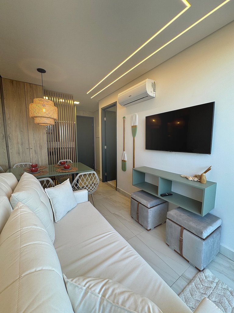 Beira-Mar com Piscina Privativa | TKTU | Apt. 01