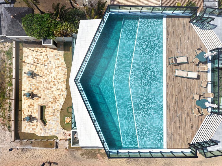 Beira-Mar com Piscina Privativa | TKTU | Apt. 01