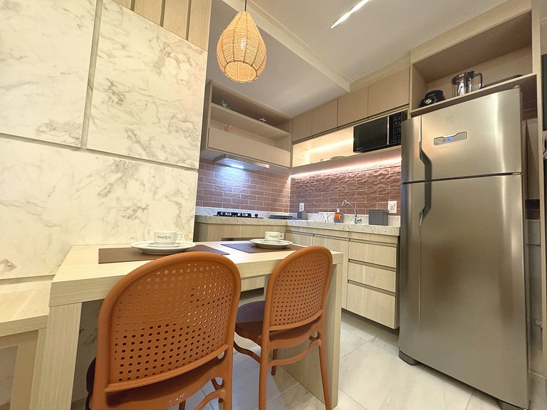 Apto Pé na Areia e Vista | TKTU | Apt. 104