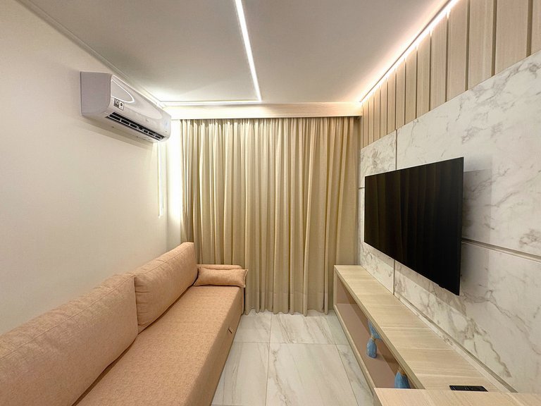 Apto Pé na Areia e Vista | TKTU | Apt. 104