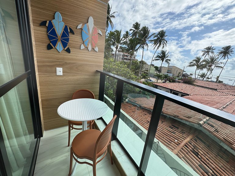 Apto Pé na Areia e Vista | TKTU | Apt. 104
