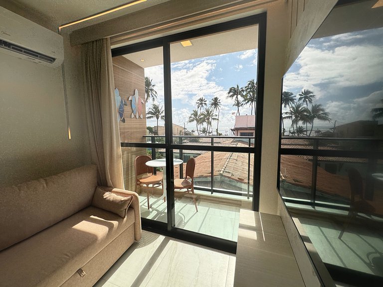 Apto Pé na Areia e Vista | TKTU | Apt. 104