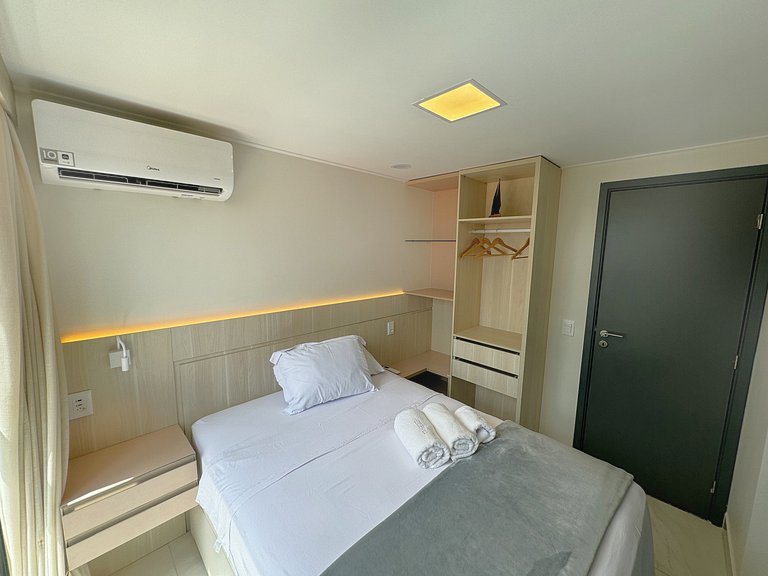 Apto Pé na Areia e Vista | TKTU | Apt. 104