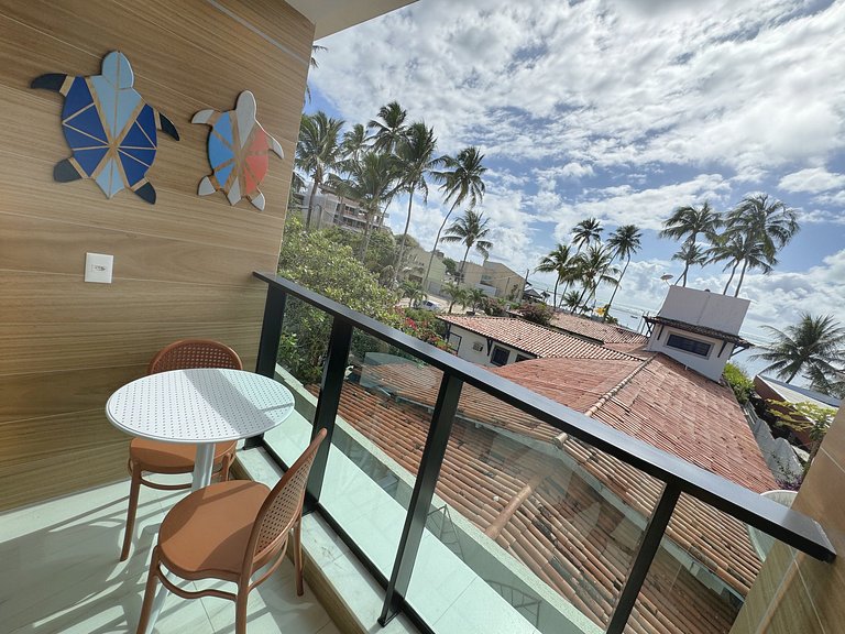 Apto Pé na Areia e Vista | TKTU | Apt. 104