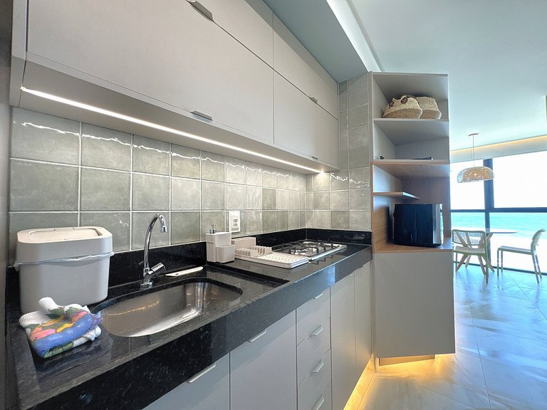 Beira-mar c/ Vista Frontal Mar | TKT | Apt. 308