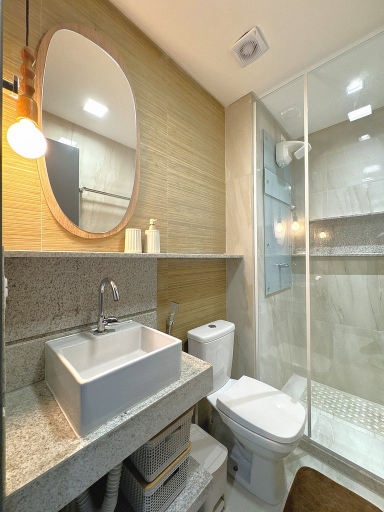 Beira-mar c/ Vista Frontal Mar | TKTU | Apt. 308