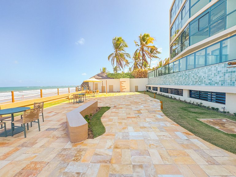 Apartamento com sacada vista mar