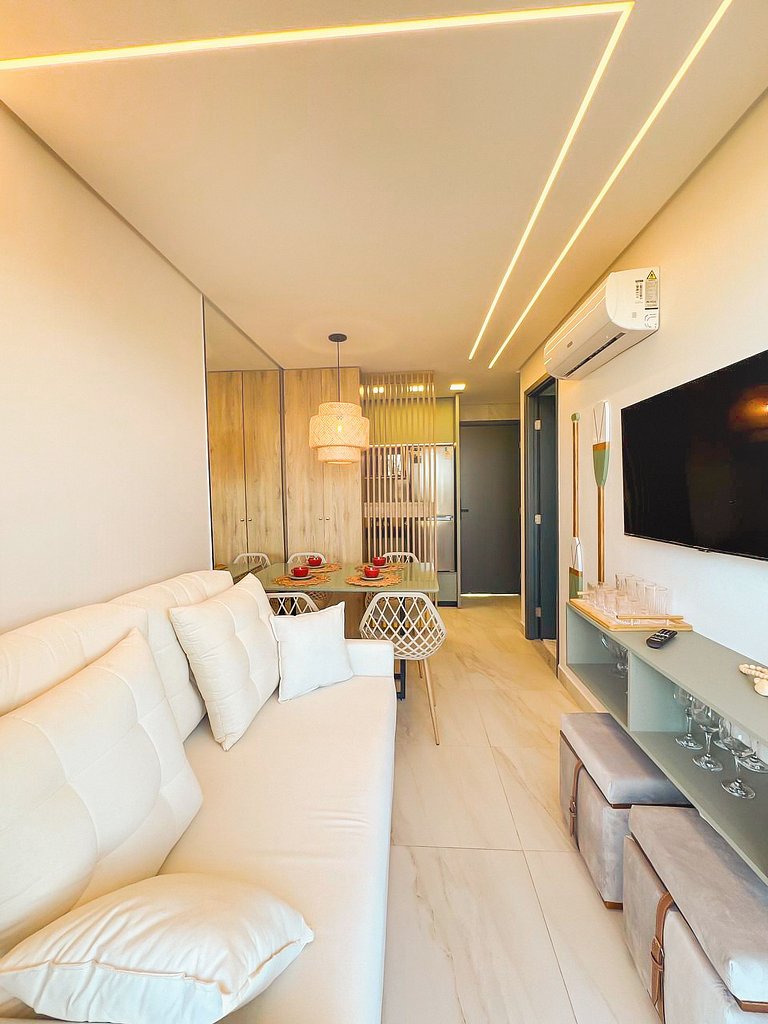 Beira-Mar com Piscina Privativa | TKTU | Apt. 01