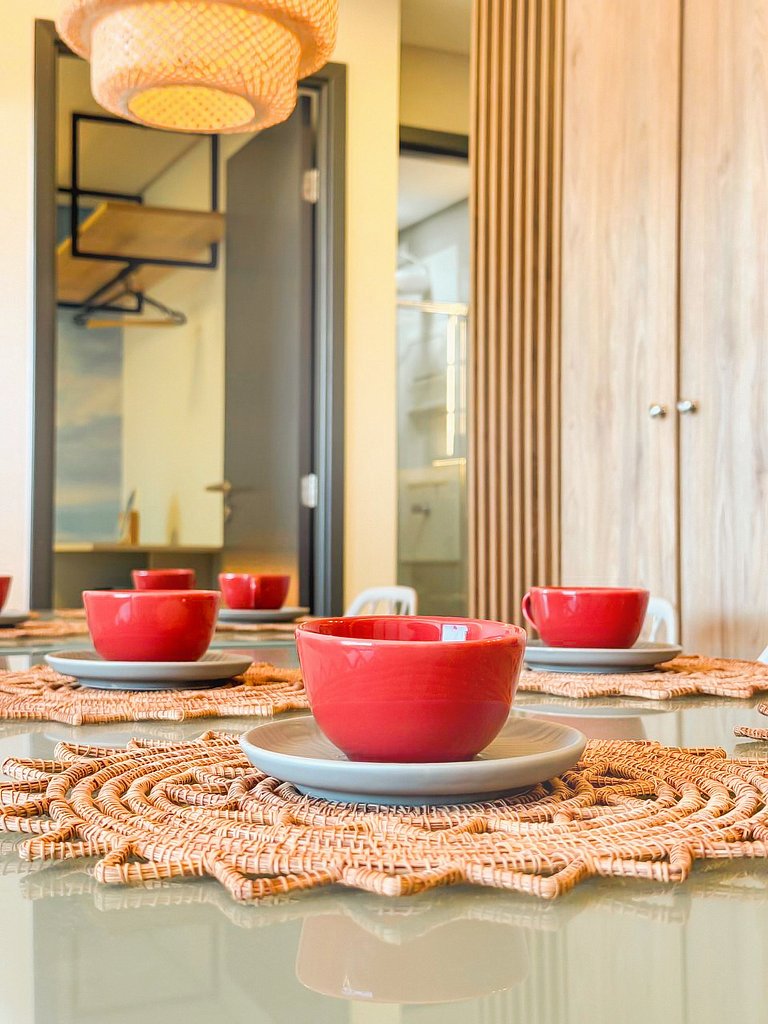 Beira-Mar com Piscina Privativa | TKTU | Apt. 01