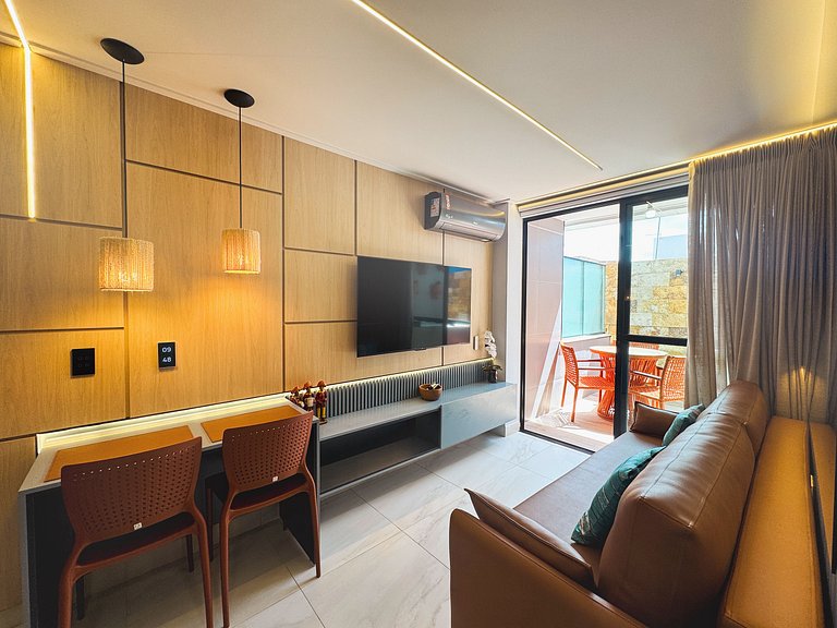 Beira-Mar com Piscina Privativa | TKTU | Apt. 005