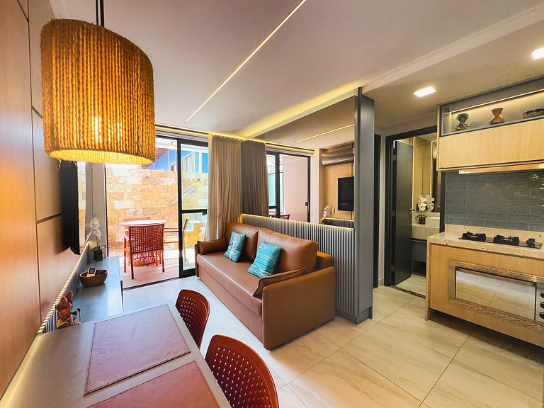 Beira-Mar com Piscina Privativa | TKTU | Apt. 005