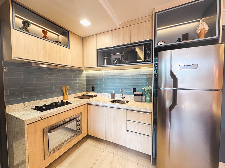 Beira-Mar com Piscina Privativa | TKTU | Apt. 005