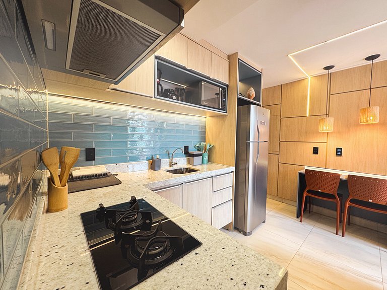 Beira-Mar com Piscina Privativa | TKTU | Apt. 005