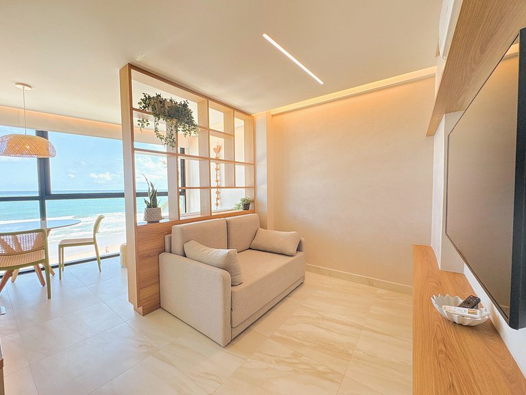 Beira-mar c/ Vista Frontal Mar | TKTU | Apt. 208