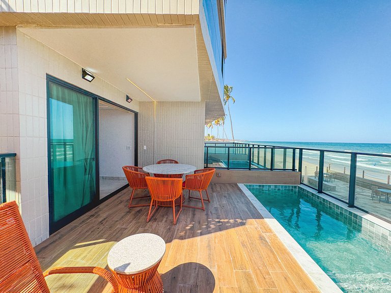 Frontal-Mar com Piscina Privativa | TKTU | Apt. 08