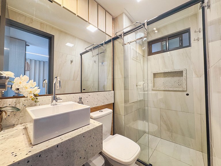 Apto Pé na Areia e Vista | TKTU | Apt. 104