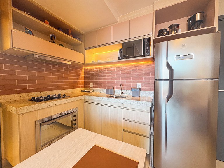 Apto Pé na Areia e Vista | TKTU | Apt. 104