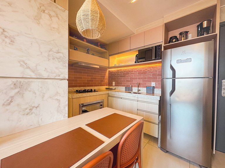 Apto Pé na Areia e Vista | TKTU | Apt. 104