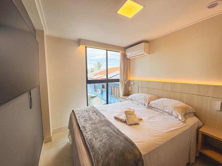 Apto Pé na Areia e Vista | TKTU | Apt. 104