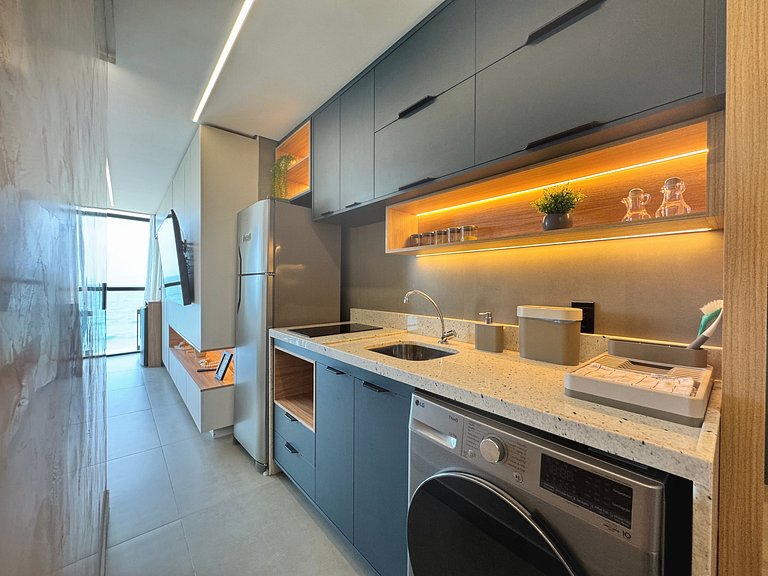 Beira-mar c/ Vista Frontal Mar | TKTU | Apt.306