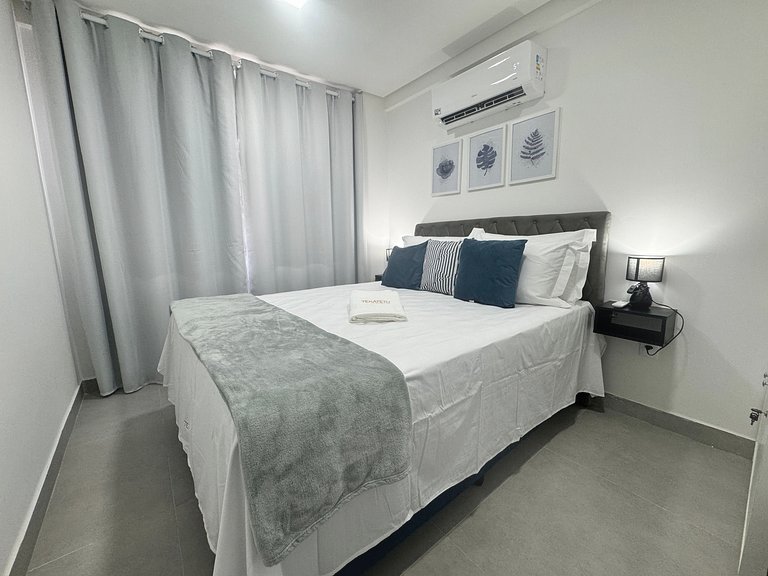 Flat Amplo no Centro de Porto de Galinhas – Quarto e Sala, T