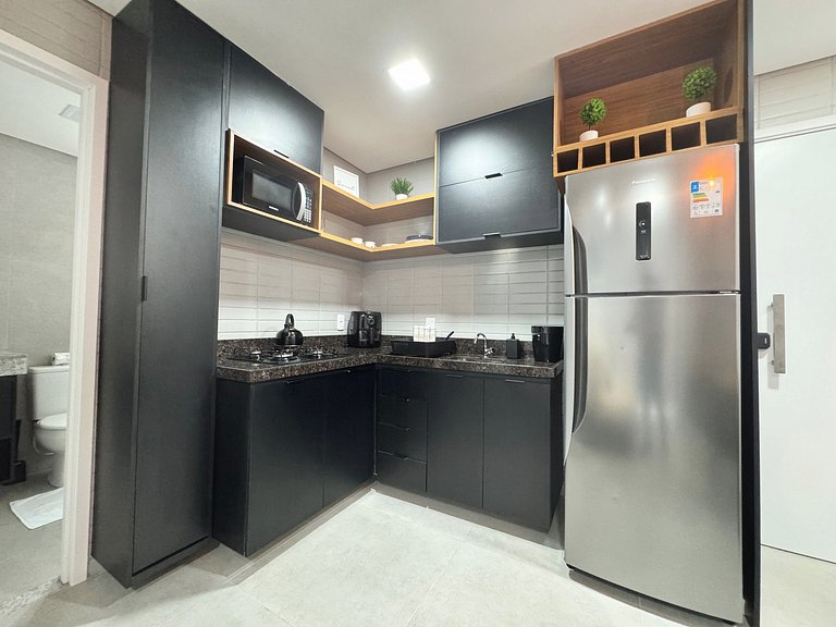 Flat Amplo no Centro de Porto de Galinhas – Quarto e Sala, T