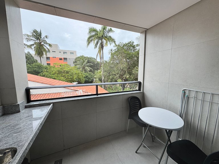 Flat Amplo no Centro de Porto de Galinhas – Quarto e Sala, T