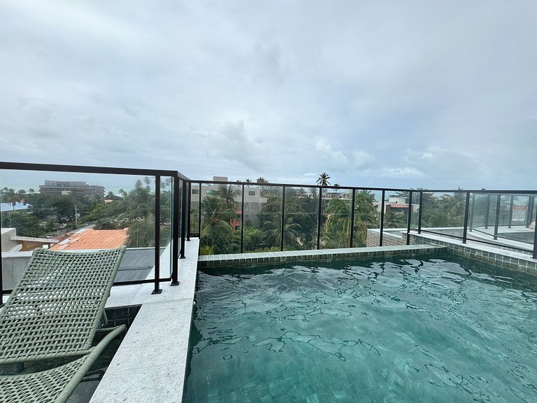 Flat Amplo no Centro de Porto de Galinhas – Quarto e Sala, T