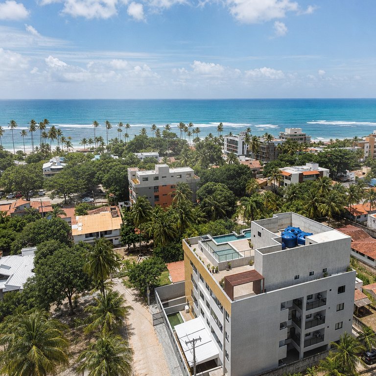 Flat Amplo no Centro de Porto de Galinhas – Quarto e Sala, T