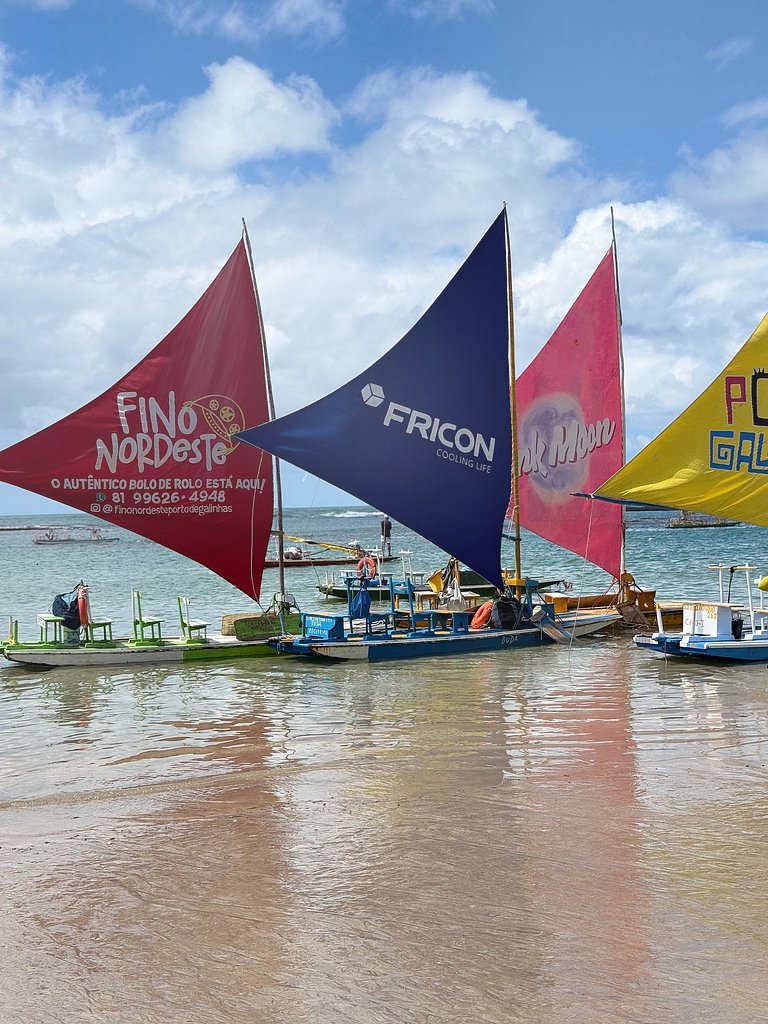 Flat Amplo no Centro de Porto de Galinhas – Quarto e Sala, T