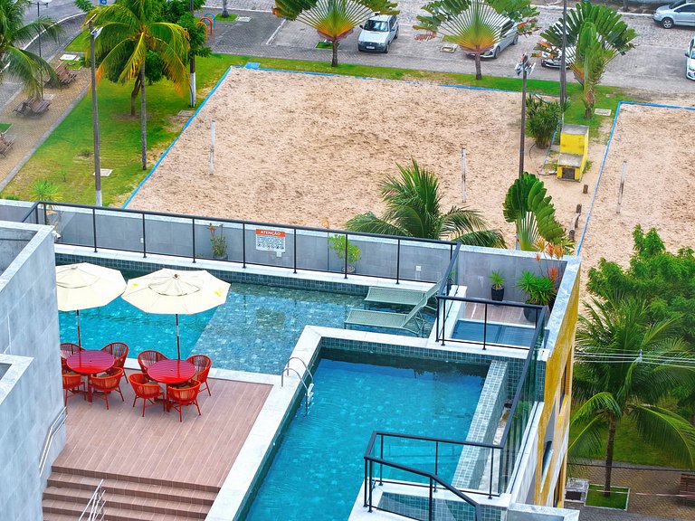 Flat Amplo no Centro de Porto de Galinhas – Quarto e Sala, T