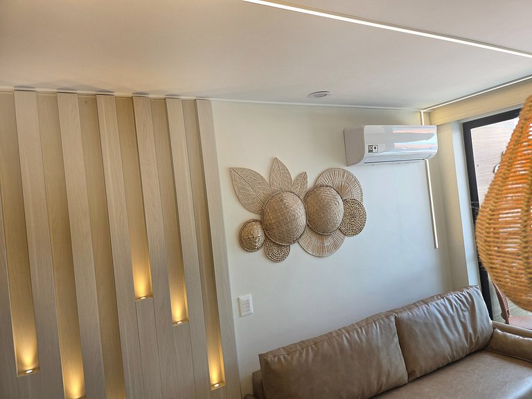 Apto Pé na Areia e Vista | TKTU | Apt. 104