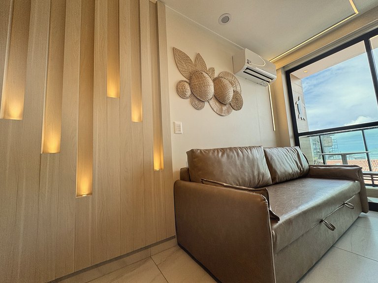 Apto Pé na Areia e Vista | TKTU | Apt. 104