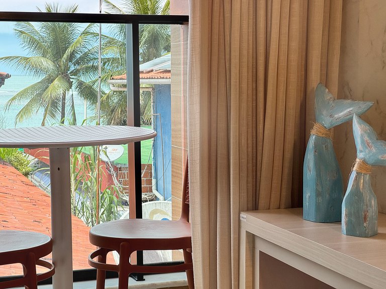 Apto Pé na Areia e Vista | TKTU | Apt. 104