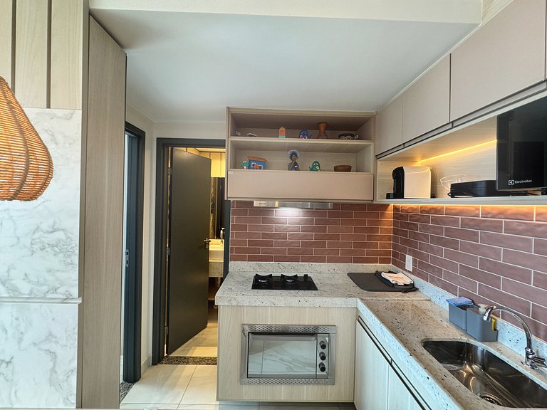 Apto Pé na Areia e Vista | TKTU | Apt. 104