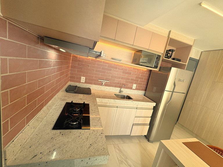 Apto Pé na Areia e Vista | TKTU | Apt. 104
