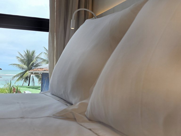 Apto Pé na Areia e Vista | TKTU | Apt. 104